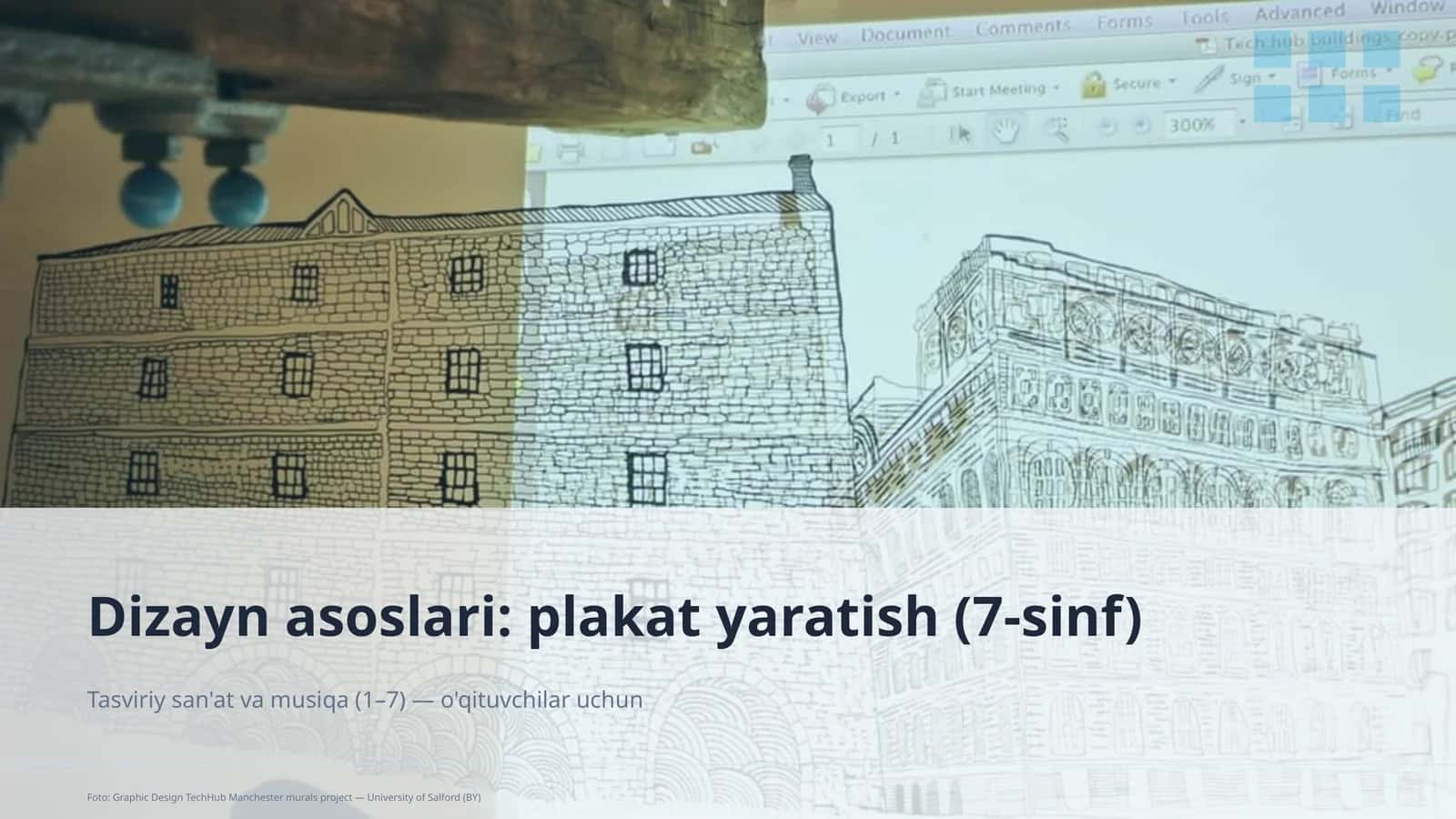Dizayn asoslari: plakat yaratish (7-sinf)