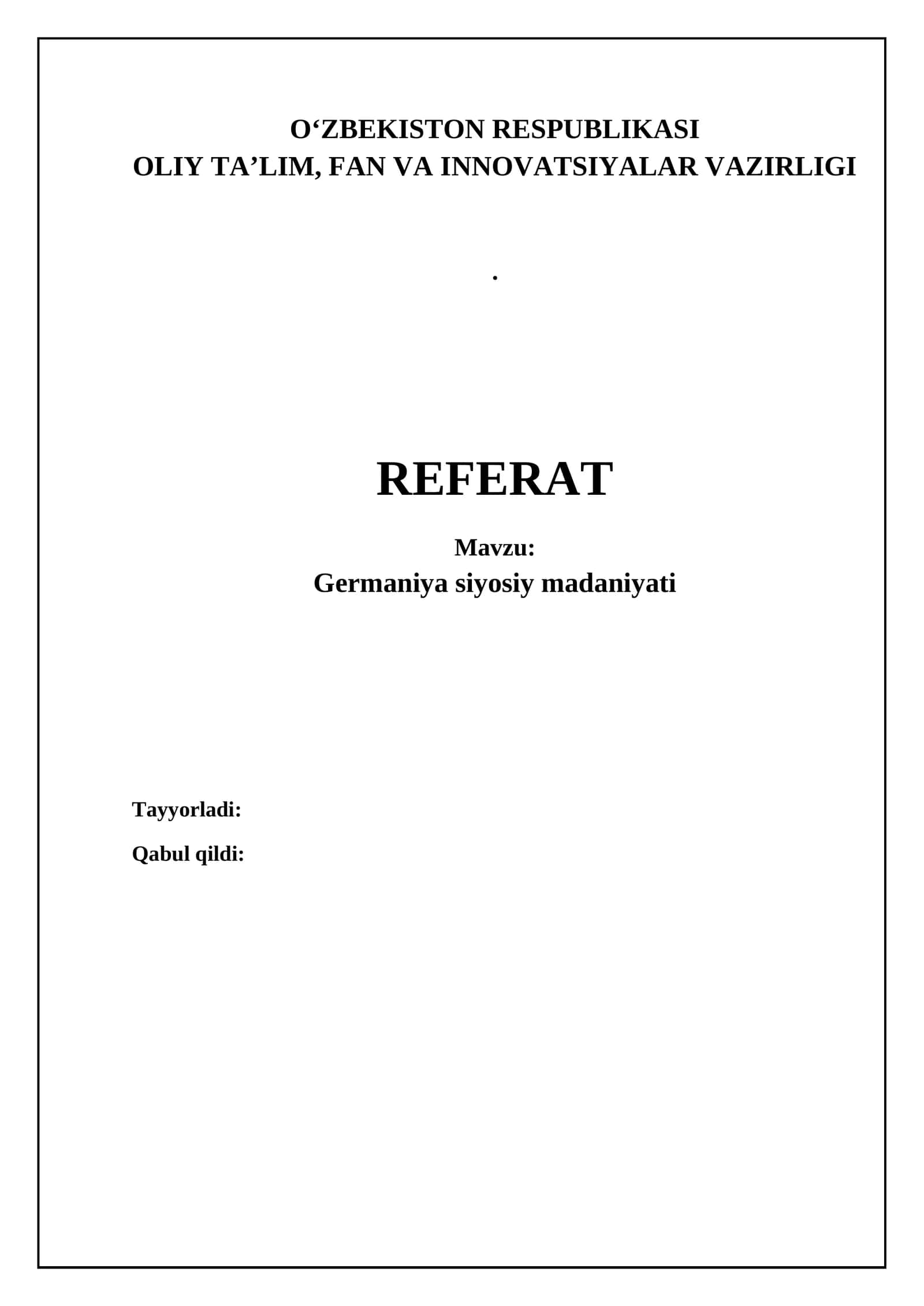 Germaniya siyosiy madaniyati