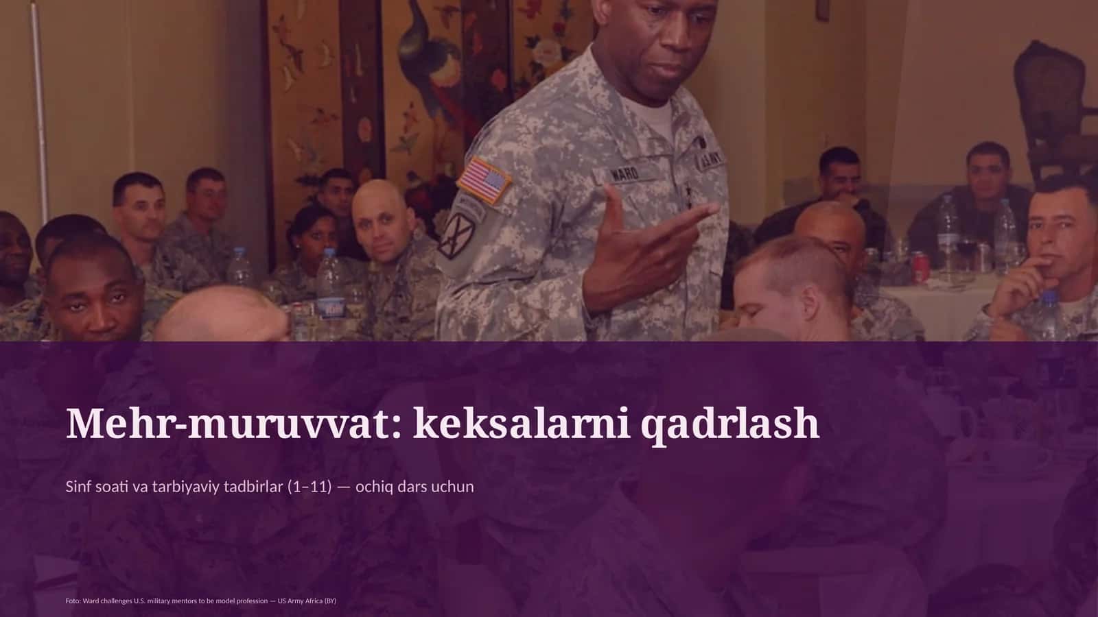 Mehr-muruvvat: keksalarni qadrlash