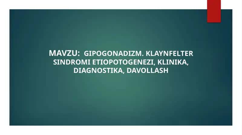 Gipogonadizm