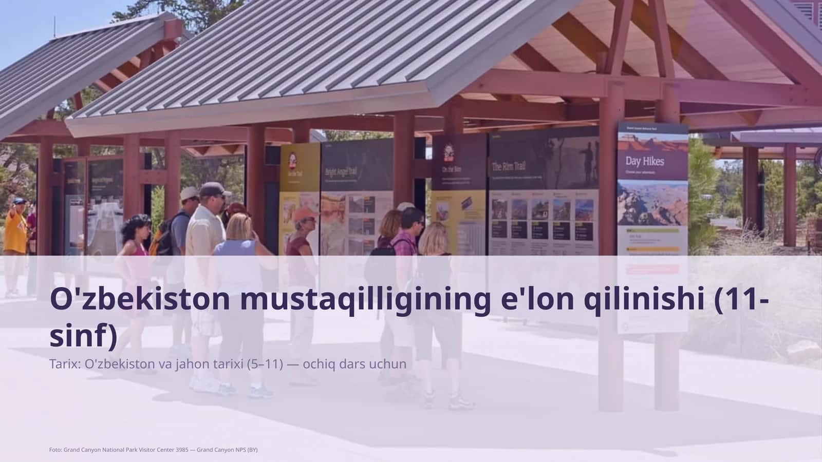 O'zbekiston mustaqilligining e'lon qilinishi (11-sinf)