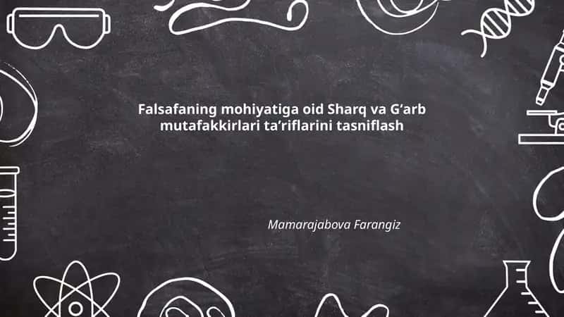 Falsafaning mohiyati