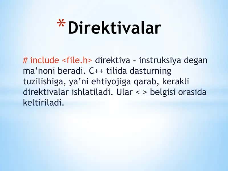 Direktivalar