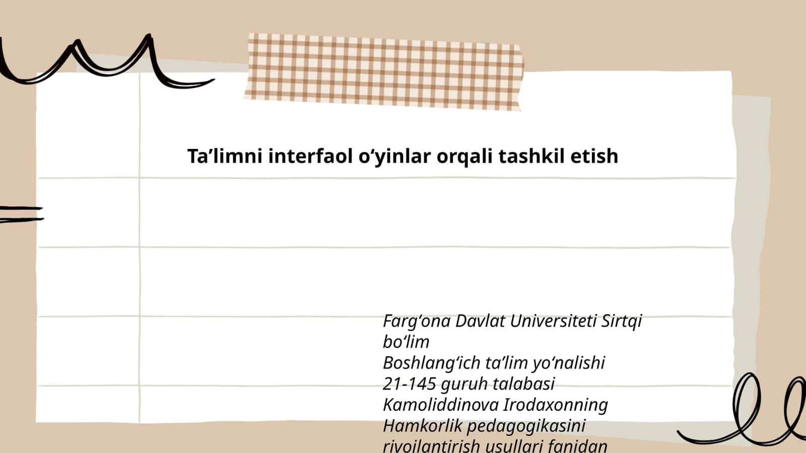 Hamkorlik pedagogikasini rivojlantirish usullari