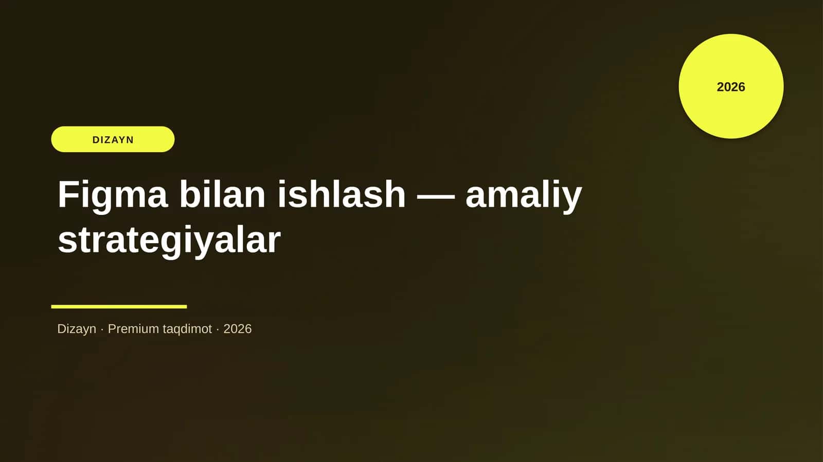 Figma bilan ishlash — amaliy strategiyalar