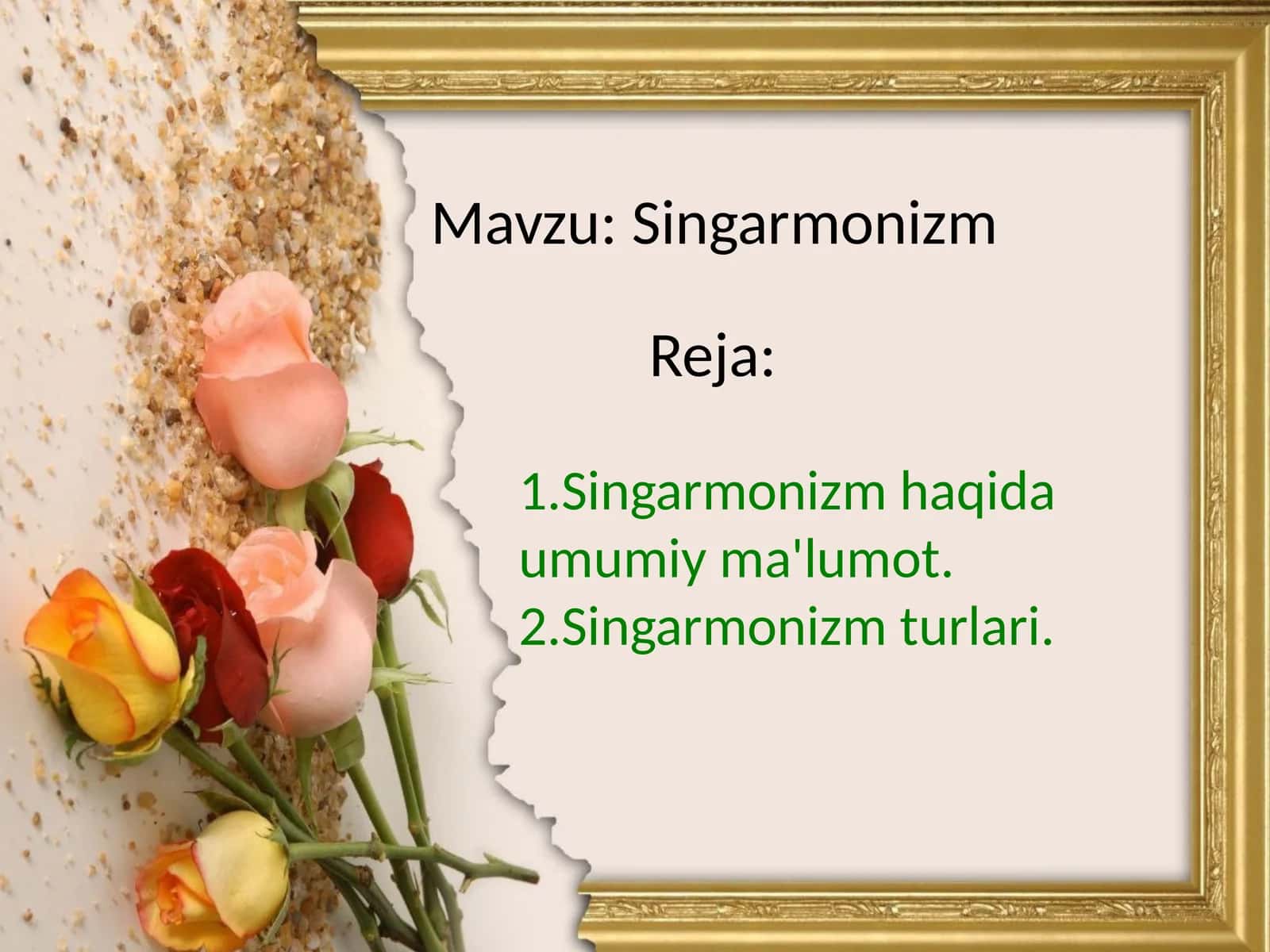 Singarmonizm