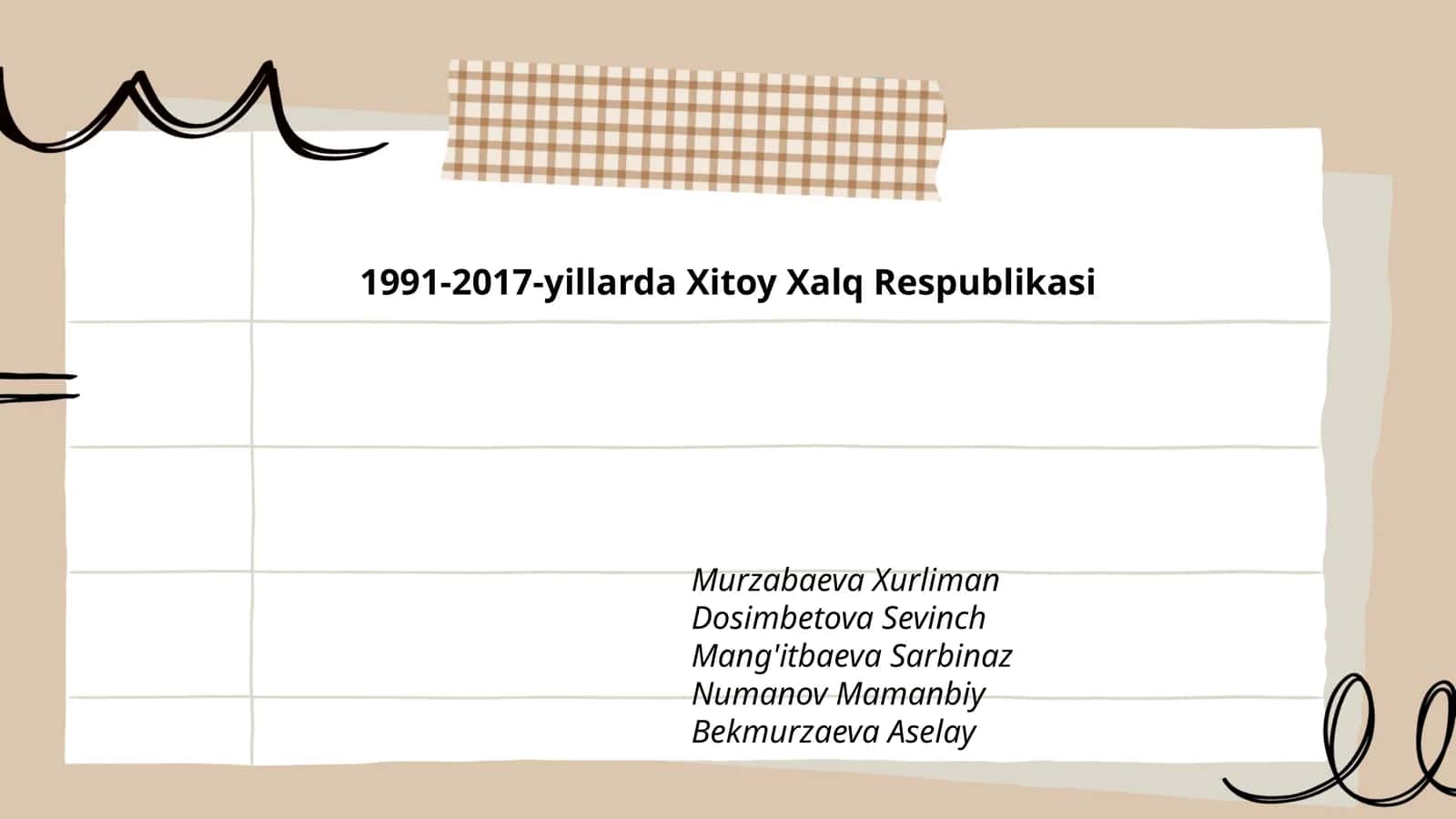 Xitoy iqtisodiyotining rivojlanishi (1991-2017)