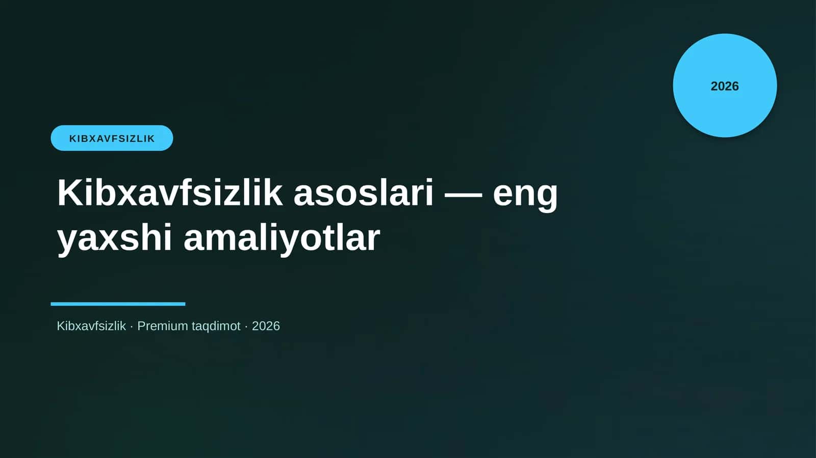 Kibxavfsizlik