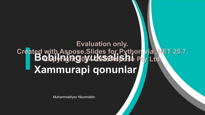 Bobilning yuksalishi