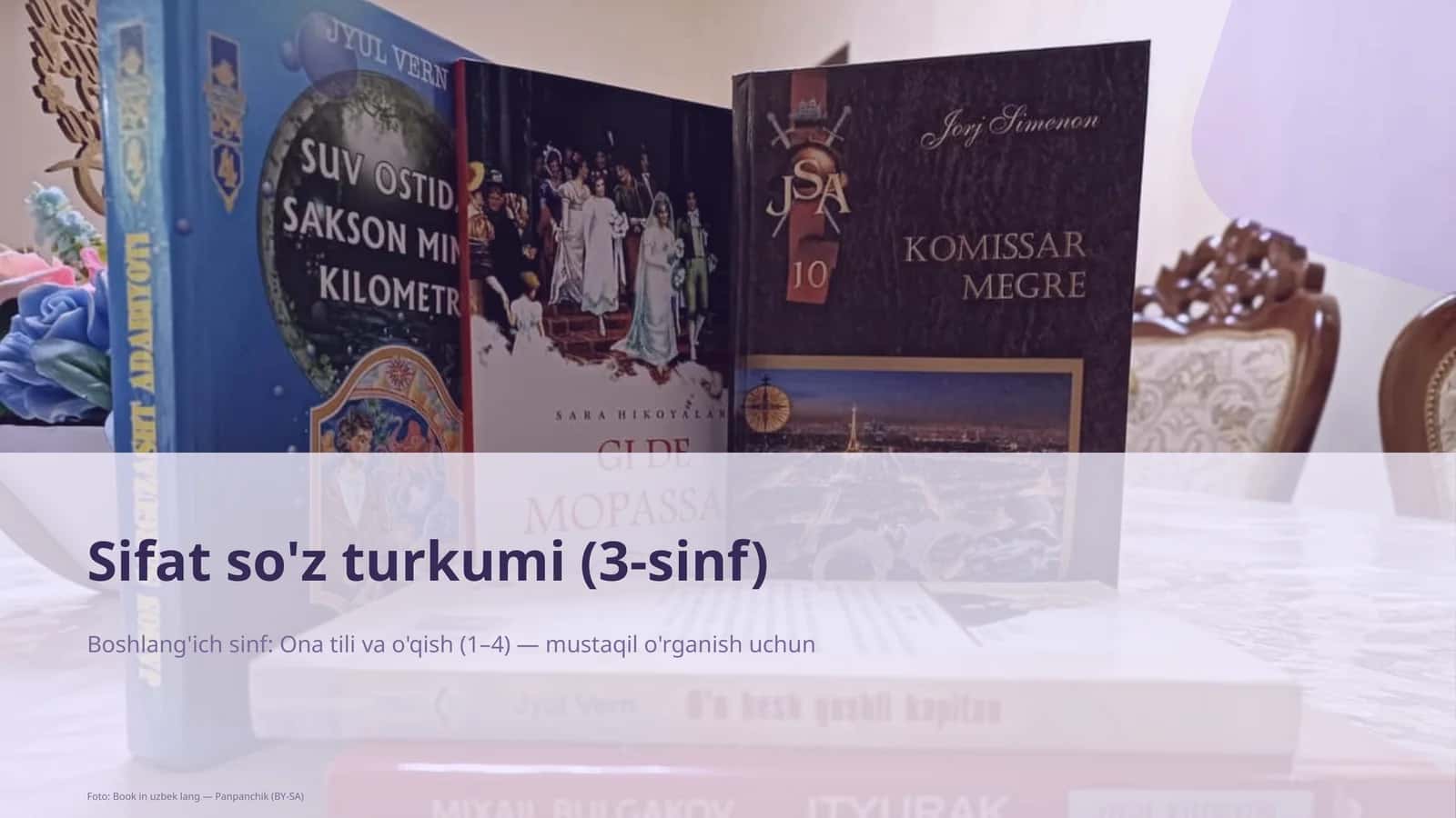 Sifat so'z turkumi (3-sinf)