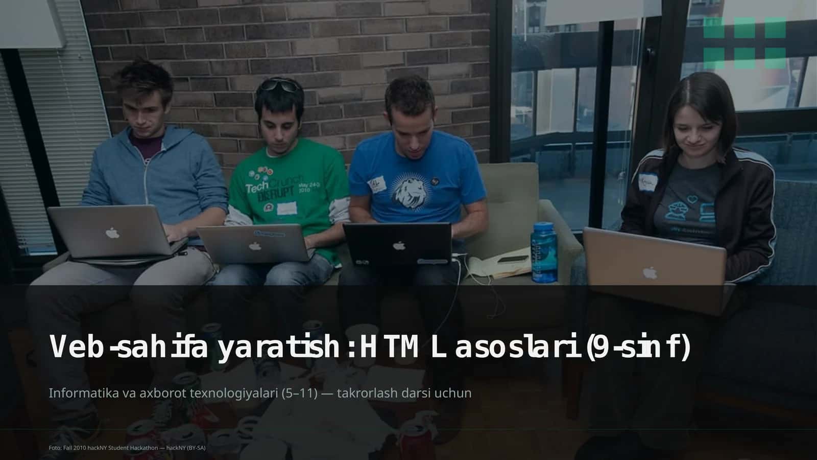 HTML asoslari (9-sinf)