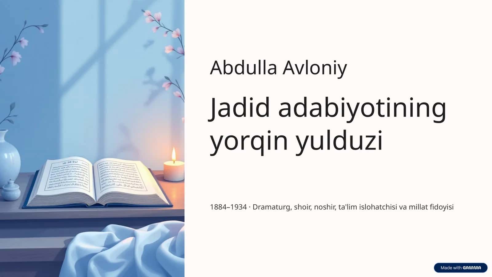 Abdulla Avloniy