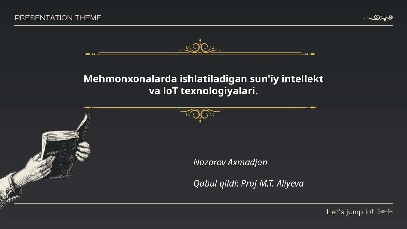 Mehmonxonalarda ishlatiladigan sun'iy intellekt va loT texnologiyalari