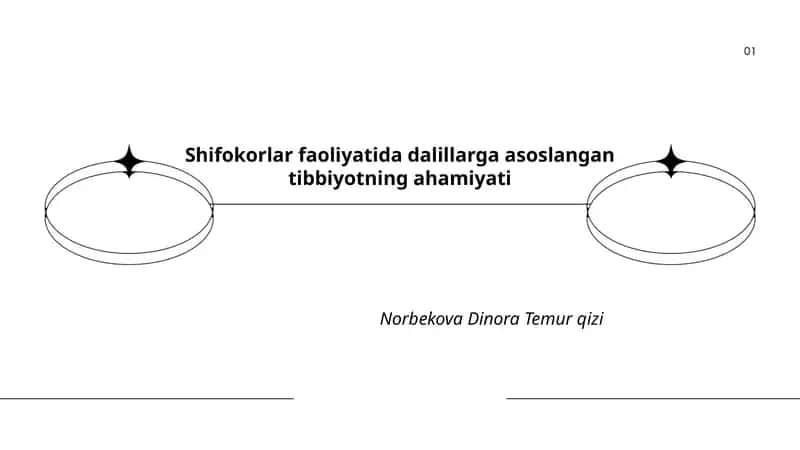 Dalillarga asoslangan tibbiyotning ahamiyati