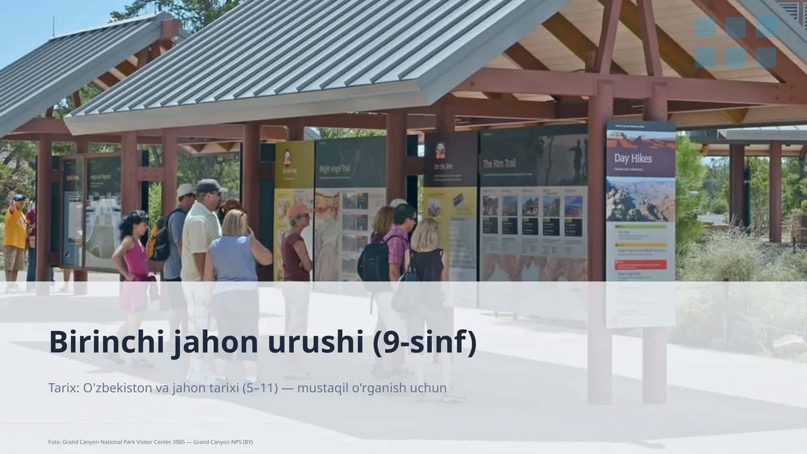 Birinchi jahon urushi (9-sinf)