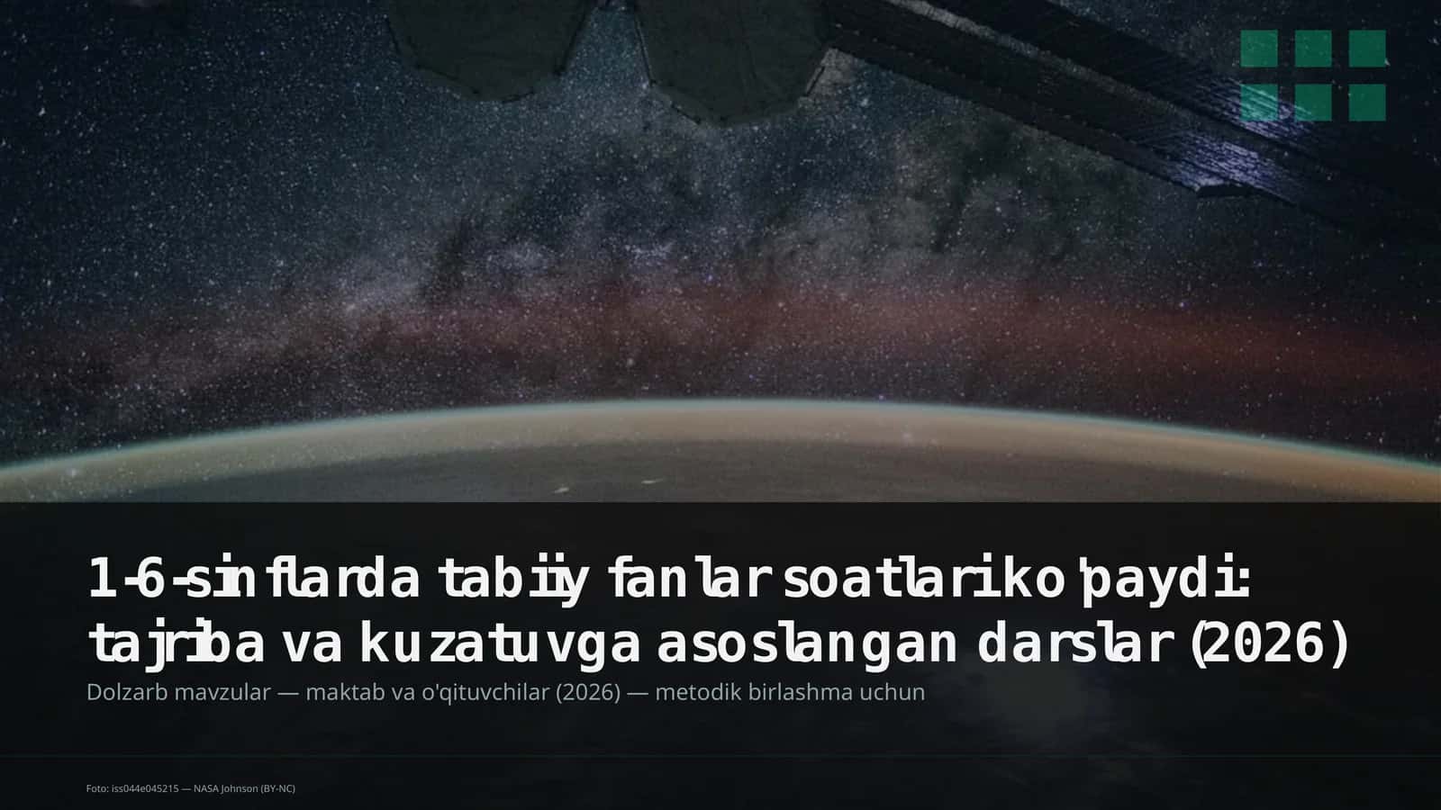 Dolzarb mavzular