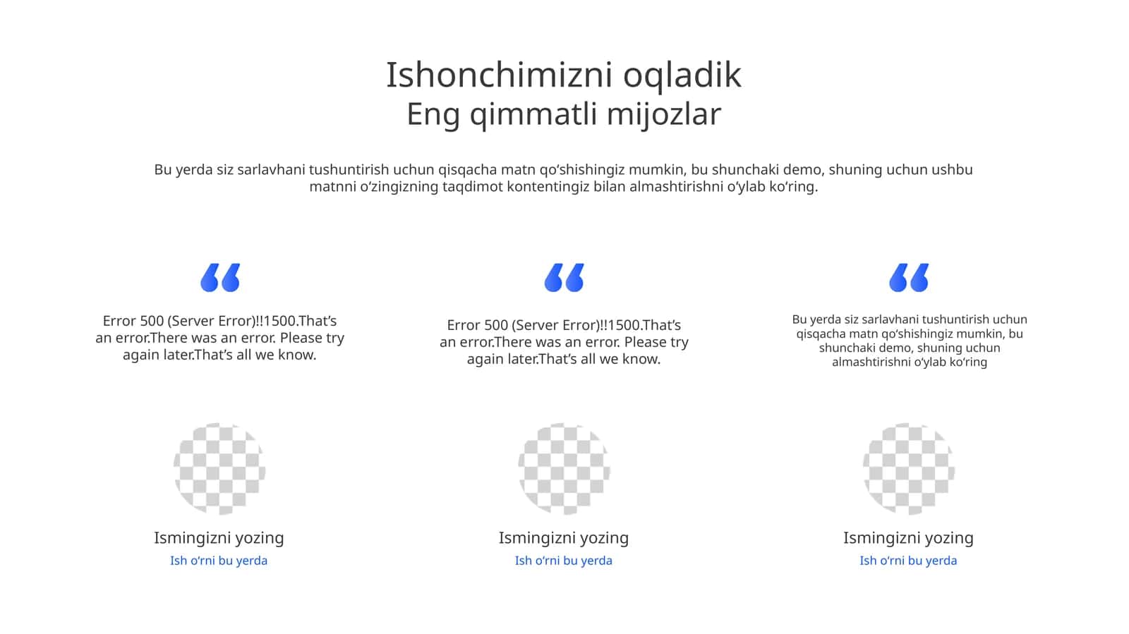 Zamonaviy Mijozlar Tavsiyalari Taqdimoti (11 Slayd)