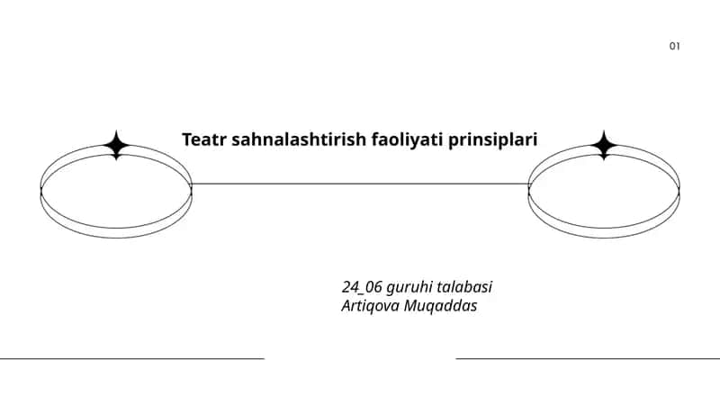 Teatr sahnalashtirish faoliyati prinsiplari