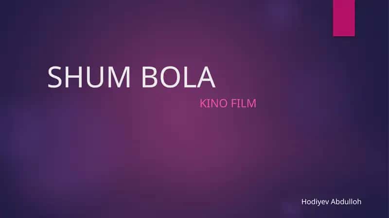 SHUM BOLA