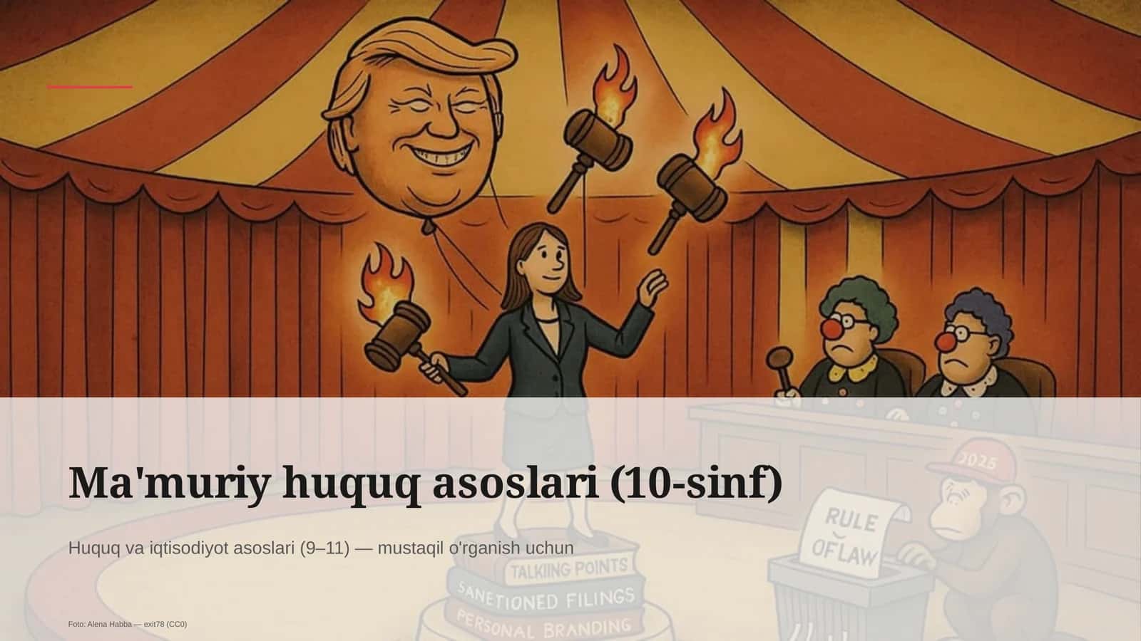 Ma'muriy huquq asoslari (10-sinf)