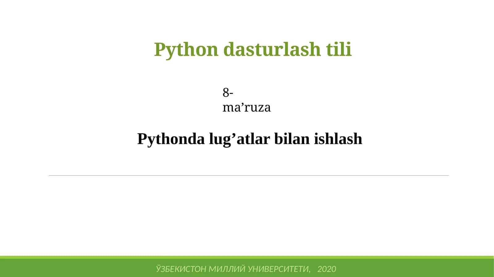 Pythondasturlashtili