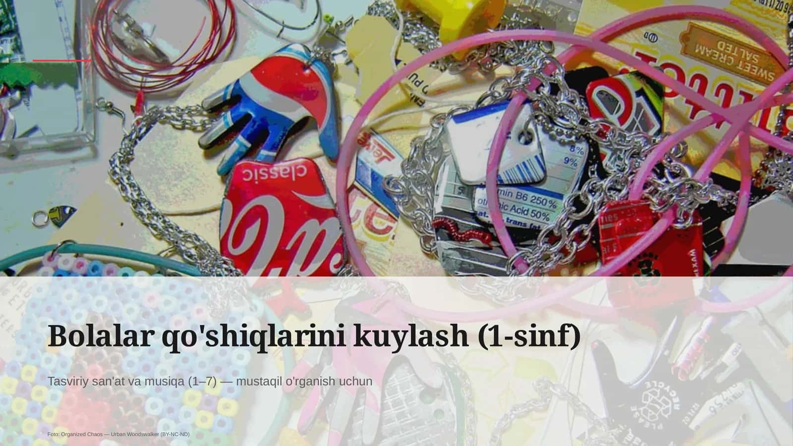 Bolalar qo'shiqlarini kuylash (1-sinf)