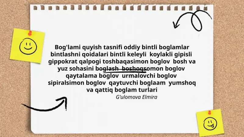 Bog'lami quyish tasnifi