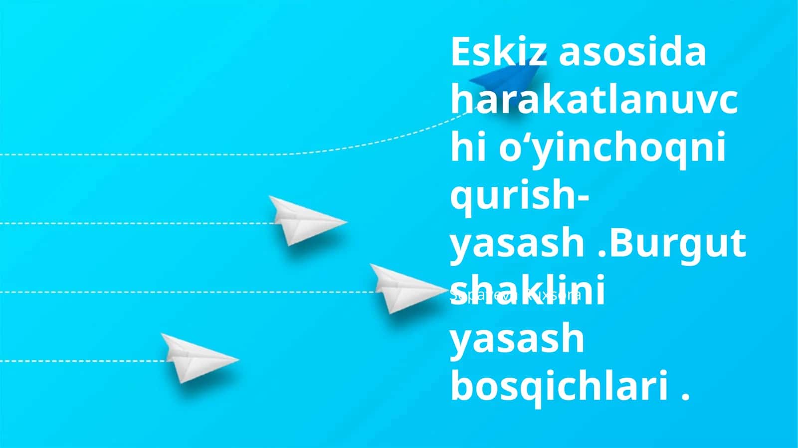 Burgut Tanasini Yaratish