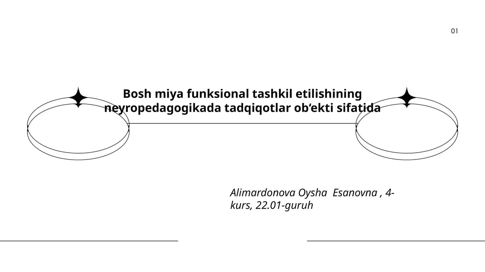 Bosh miya funksional tashkil etilishining neyropedagogikada tadqiqotlar ob‘ekti sifatida
