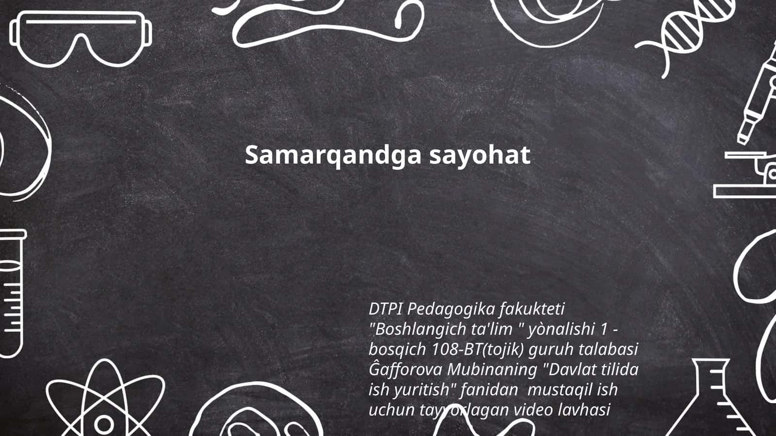 Davlat tilida ish yuritish