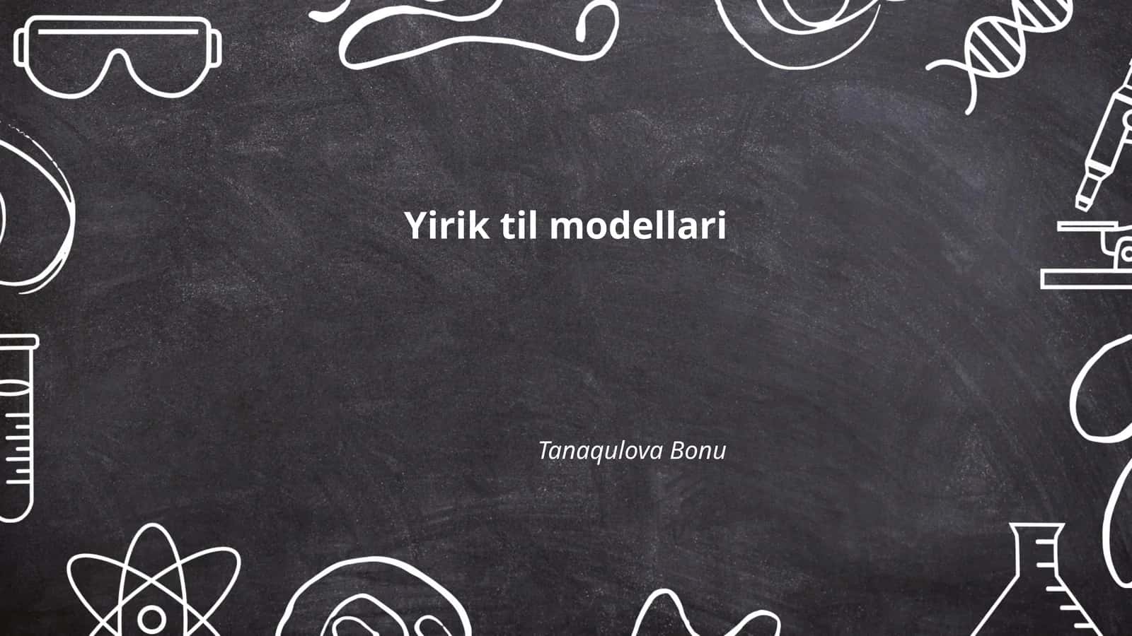 Yirik til modellari