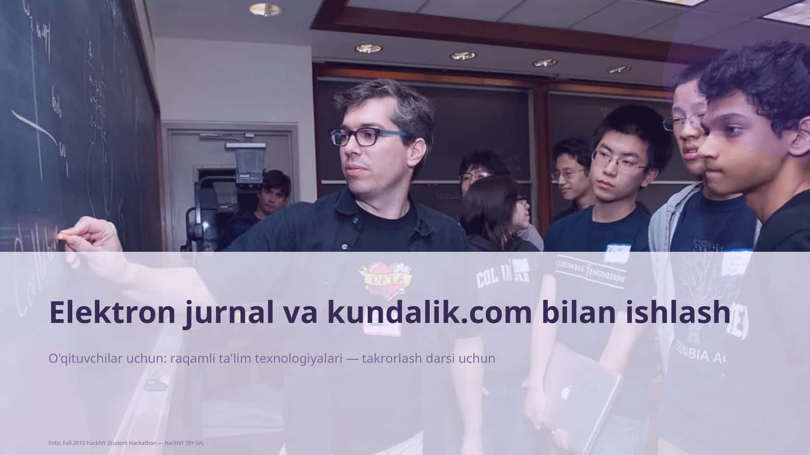 Elektron jurnal va kundalik.com bilan ishlash