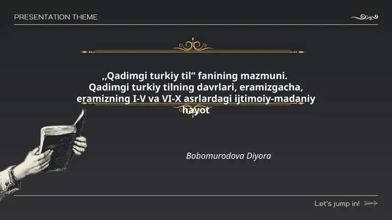 Qadimgi turkiy tilning davrlari
