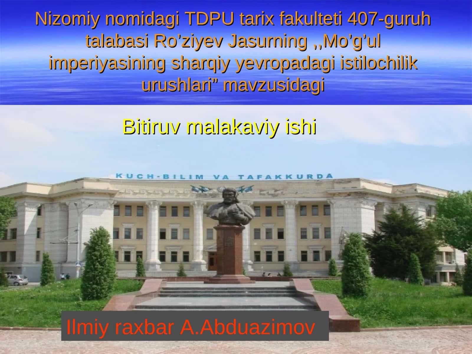 Mo’g’ul imperiyasining sharqiy yevropadagi istilochilik urushlari