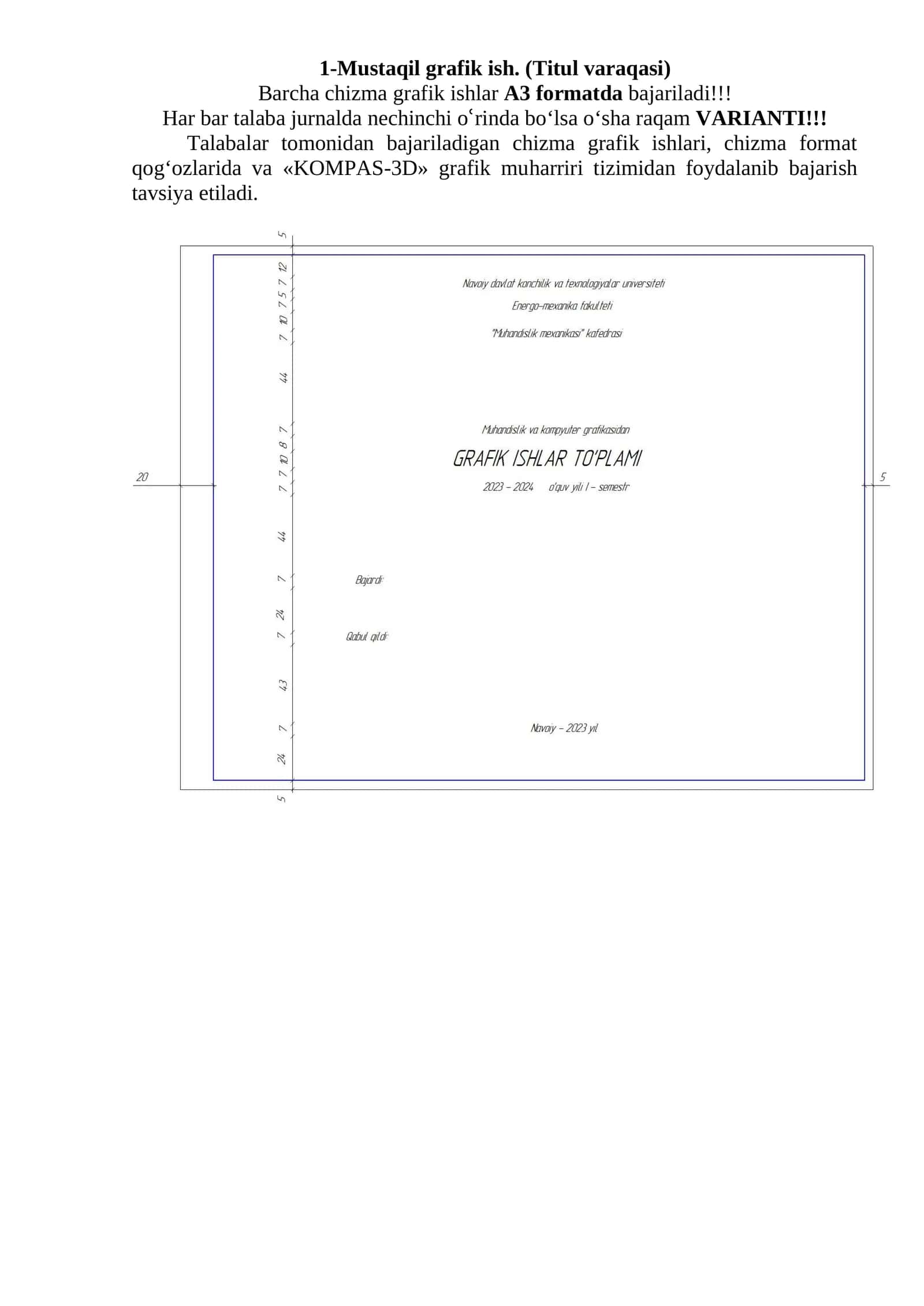 Mustaqil grafik ish