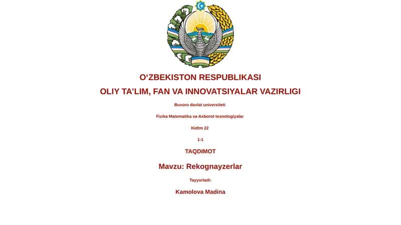 Rekognayzerlar