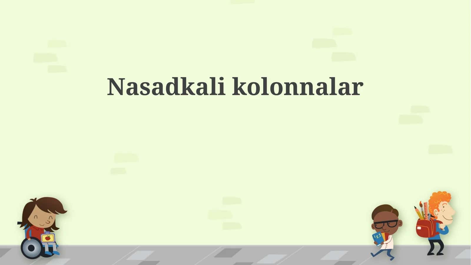 Nasadkalikolonnalar