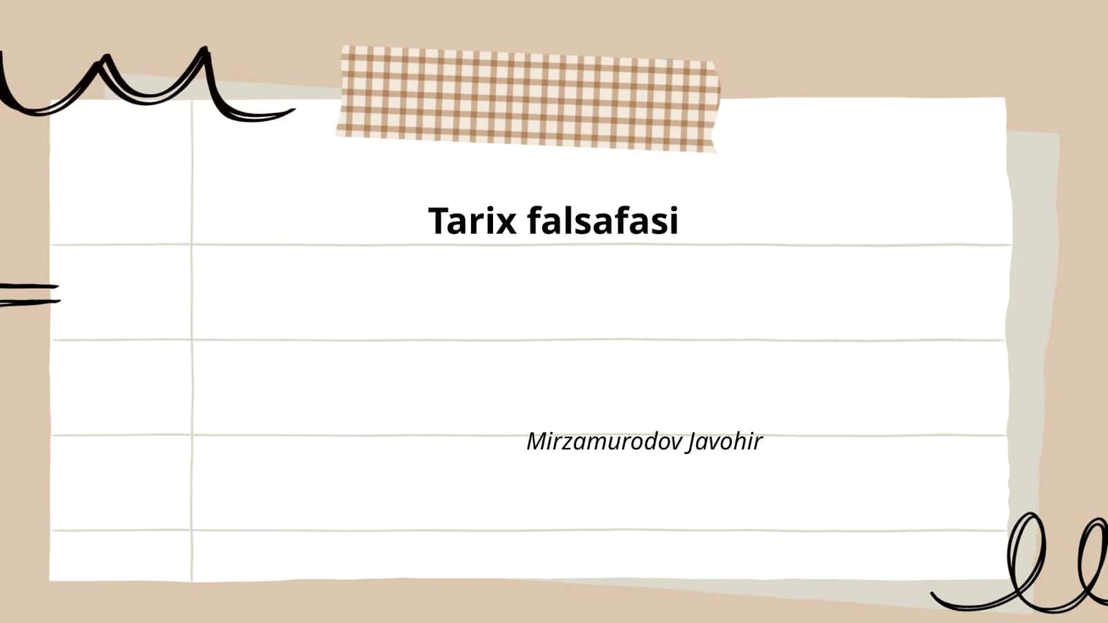 Tarix falsafasi