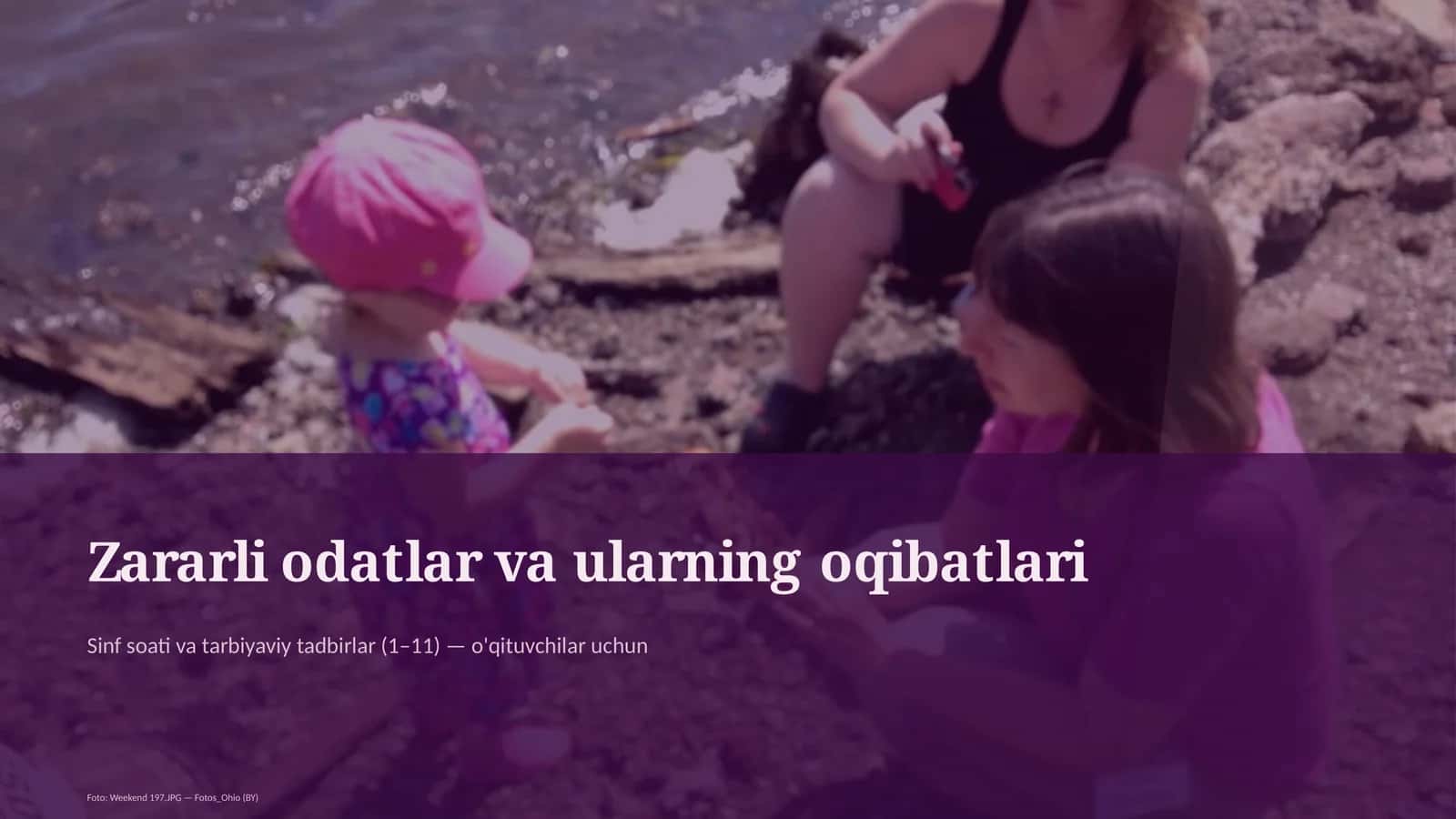 Zararli odatlar va ularning oqibatlari