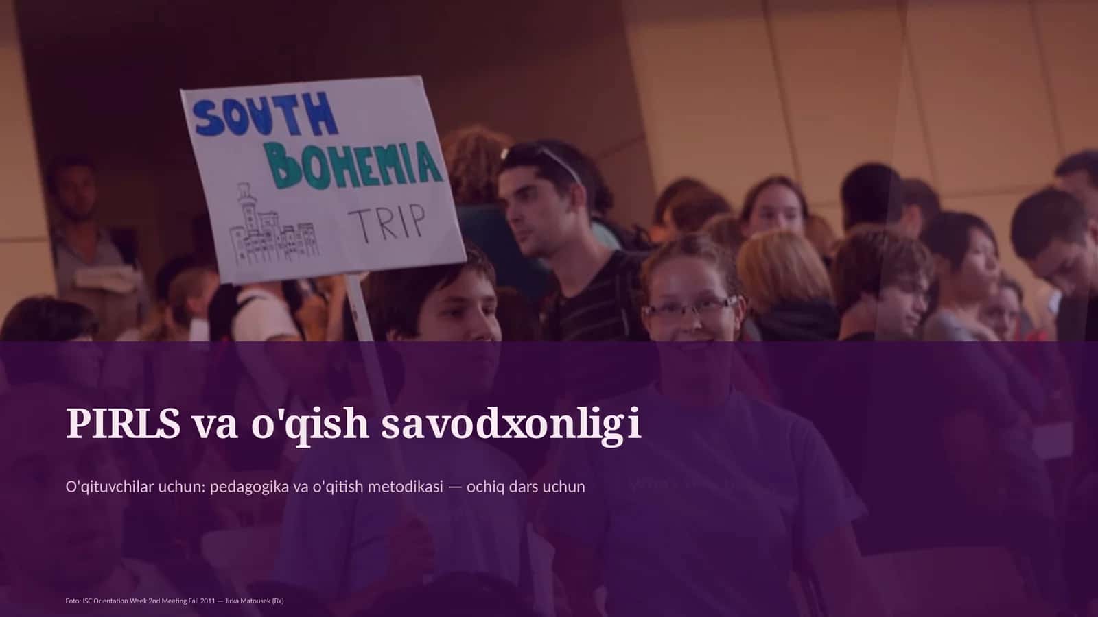PIRLS va o'qish savodxonligi