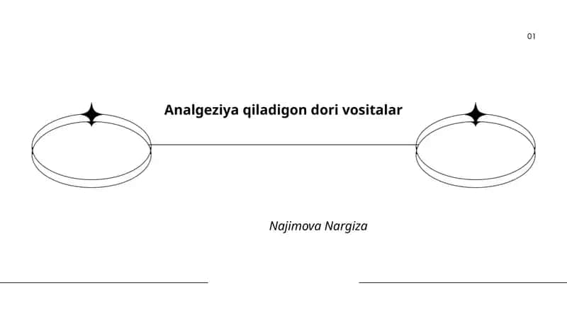 Analgeziya qiladigon dori vositalar