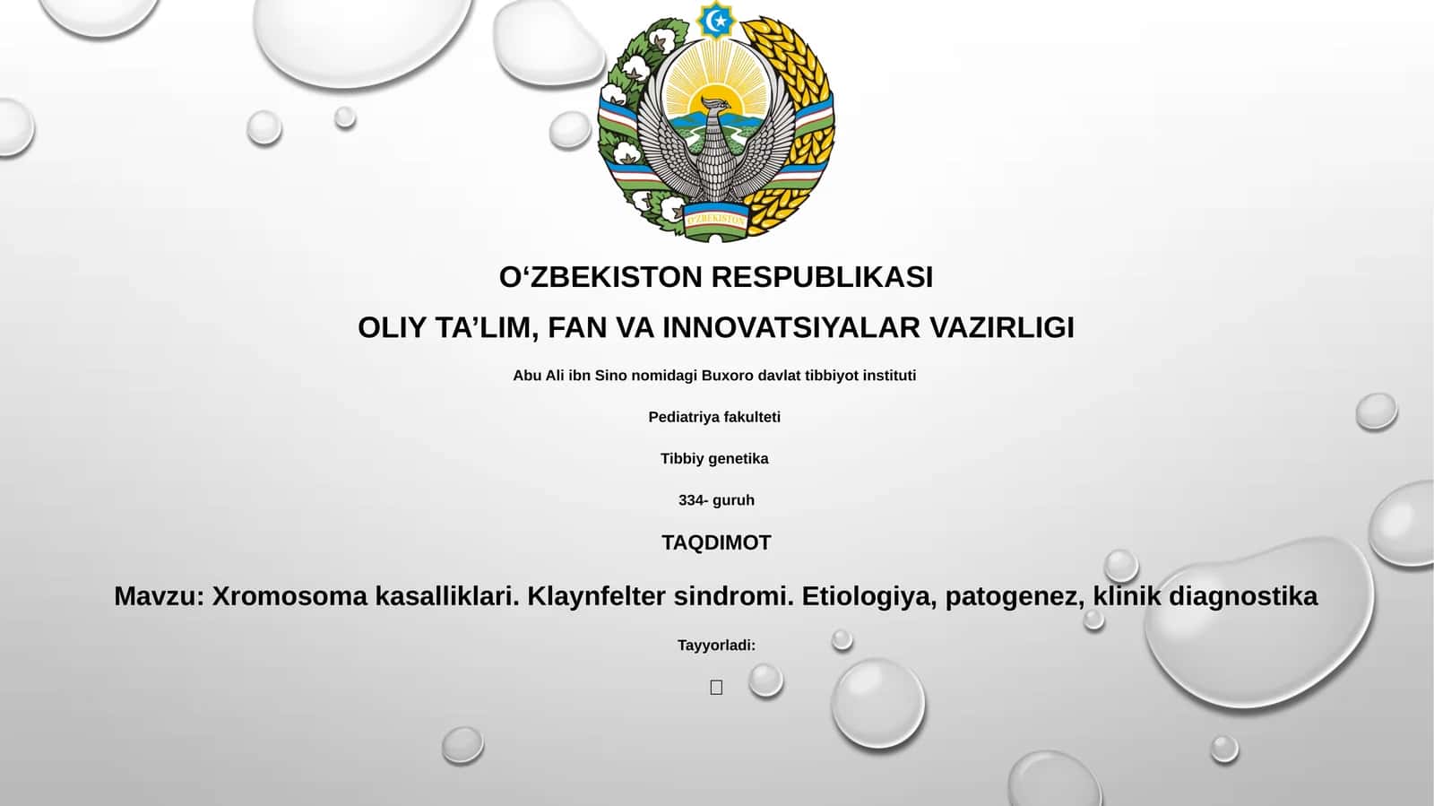 Xromosoma kasalliklari va Klaynfelter sindromi