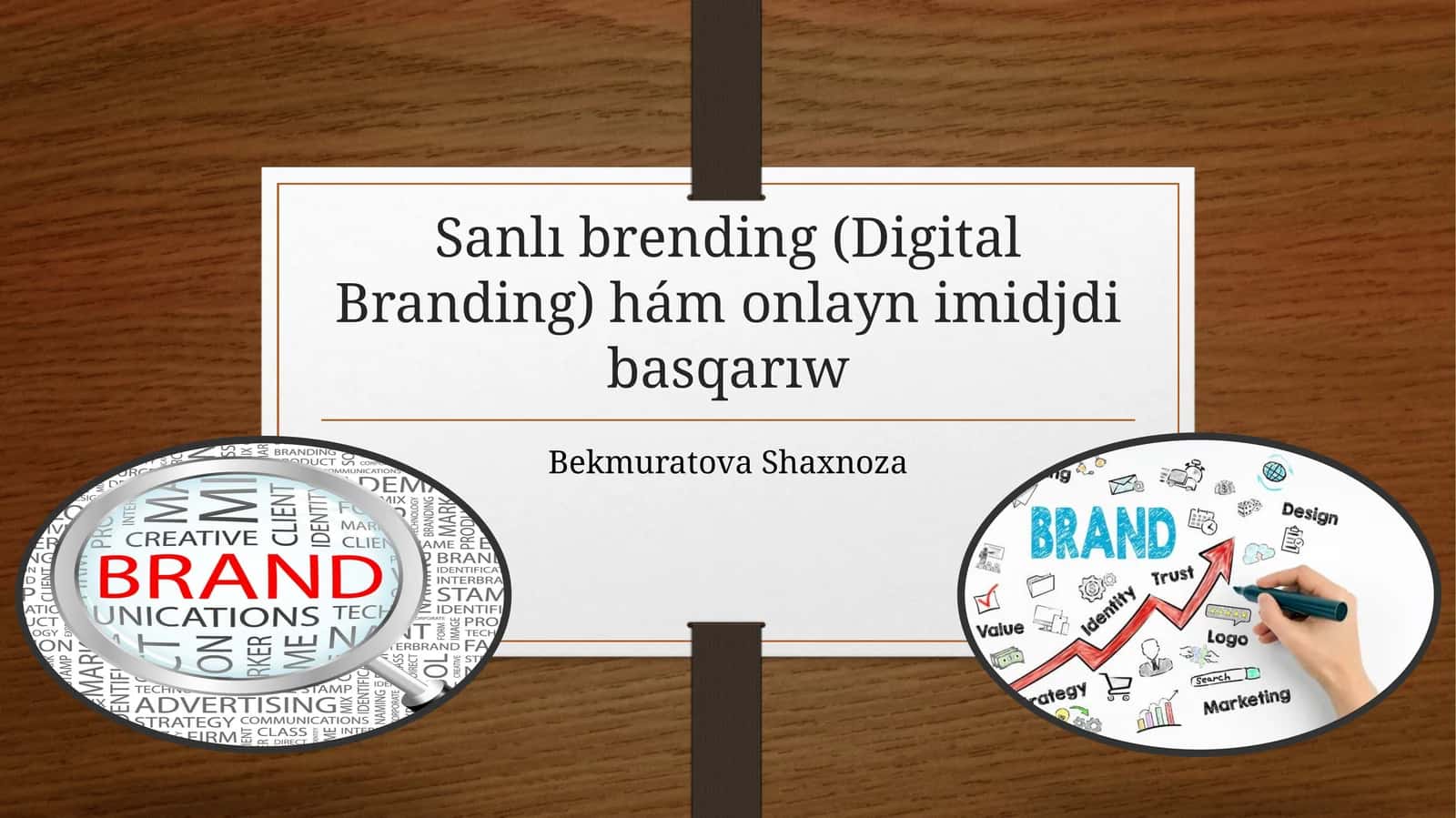 Sanlıbrending(Digital Branding)hámonlaynimidjdibasqarıw