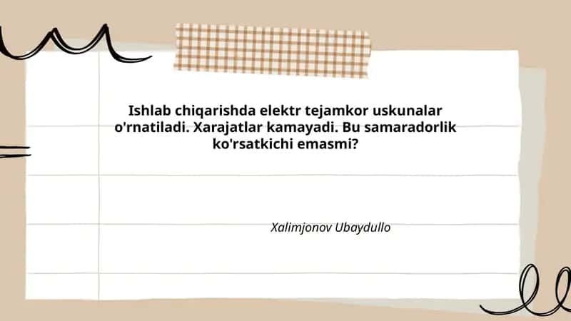 Elektr tejamkor uskunalar va samaradorlik ko'rsatkichlari: taʼrif va farqlar