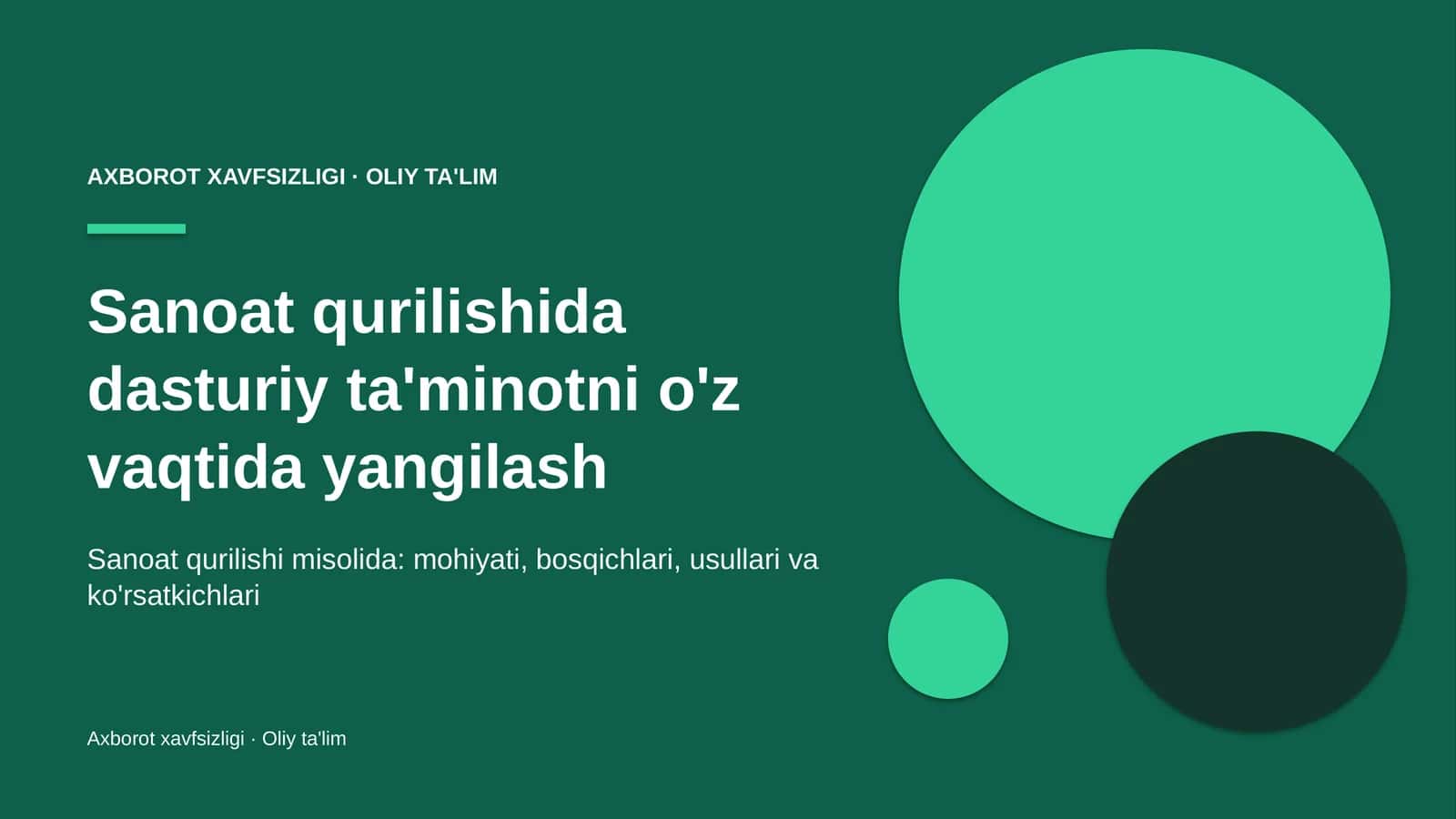 sanoat qurilishida dasturiy ta'minotni o'z vaqtida yangilash 2513