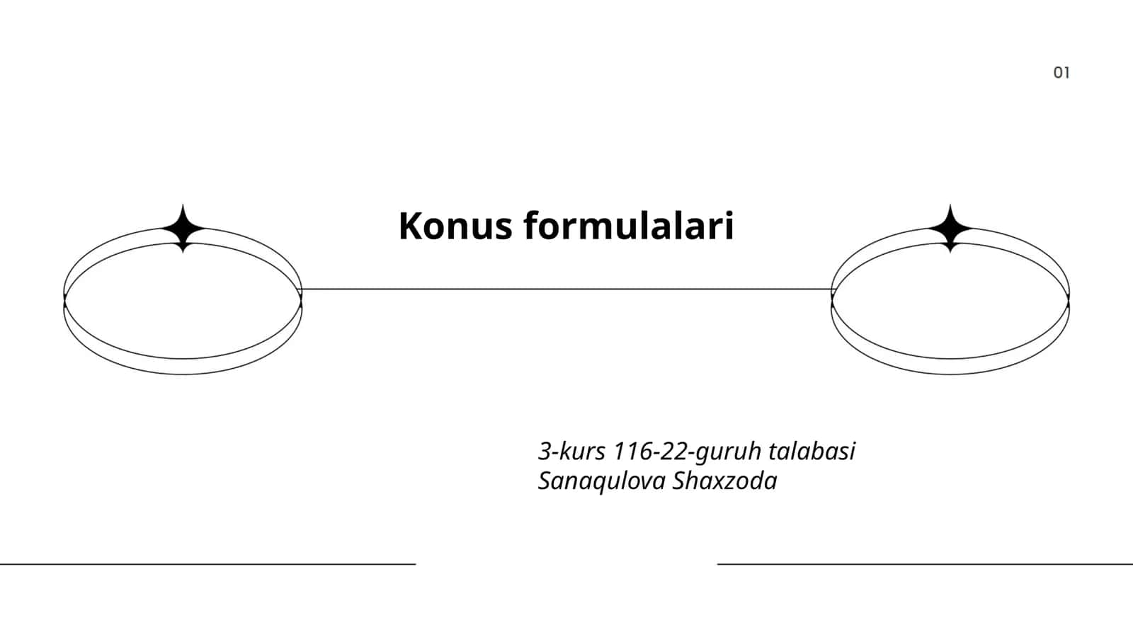 Konus formulalari