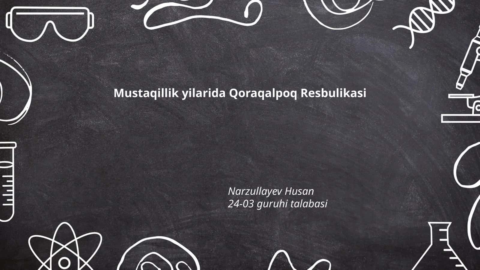 Qoraqalpog'iston Respublikasining siyosiy rivojlanishi
