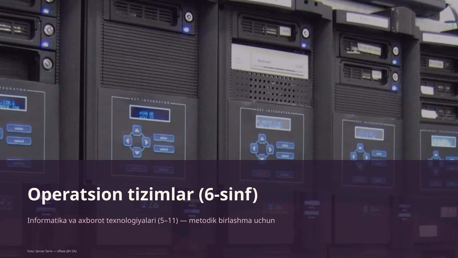 Operatsion tizimlar (6-sinf)