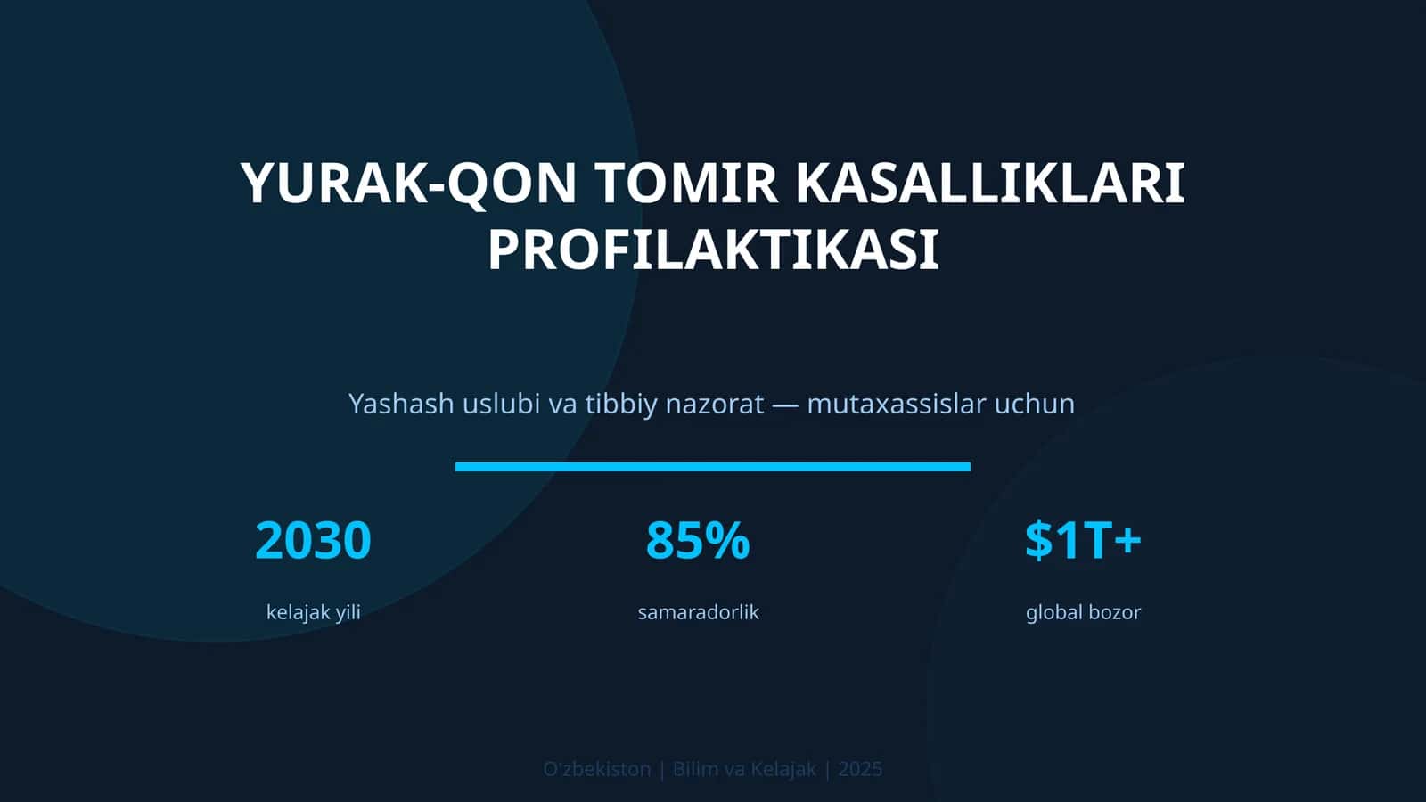Yurak-qon tomir kasalliklari profilaktikasi