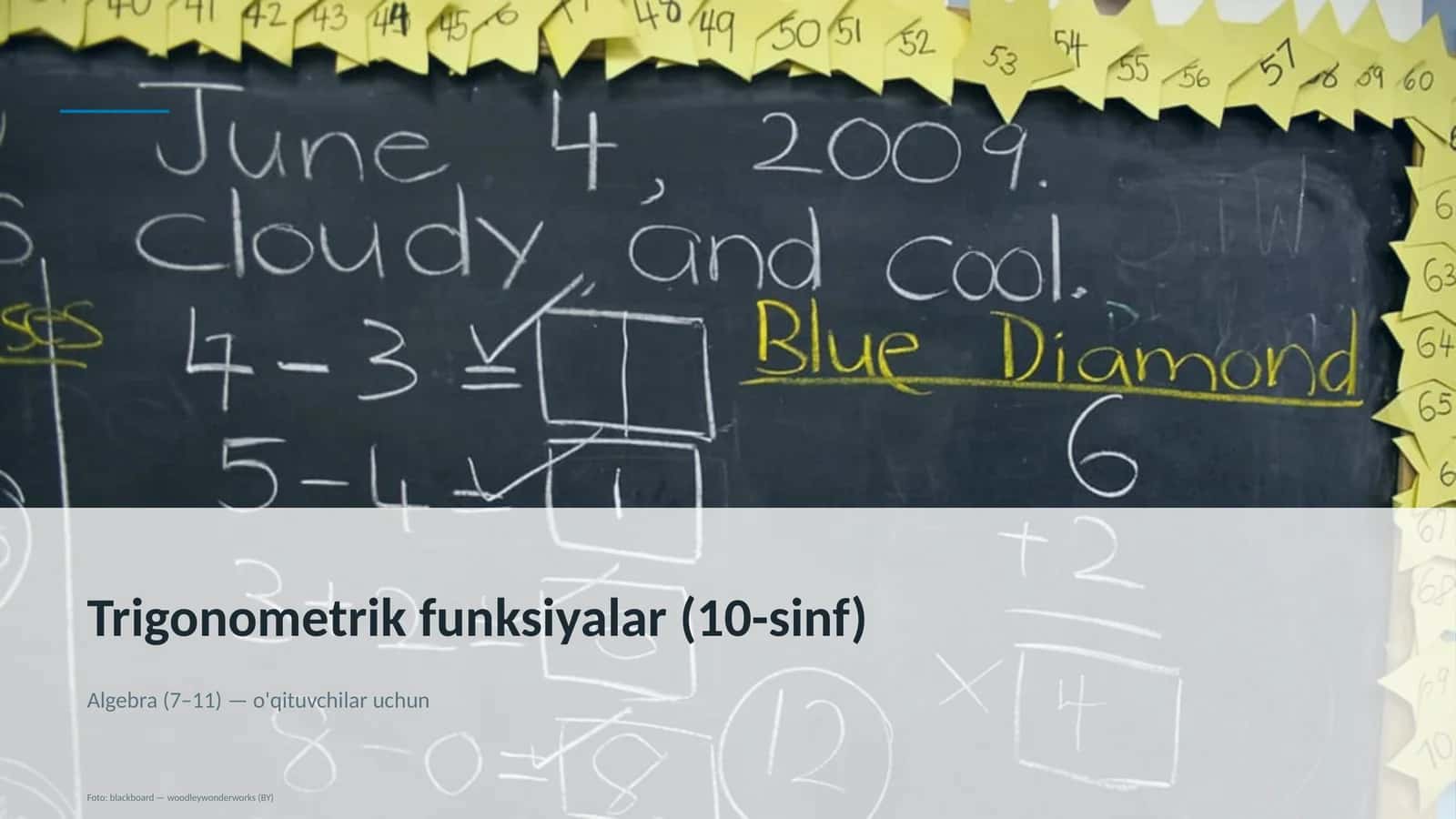 Trigonometrik funksiyalar (10-sinf)